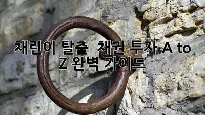 채린이 탈출! 🚀 채권 투자 A to Z 완벽 가이드 💰